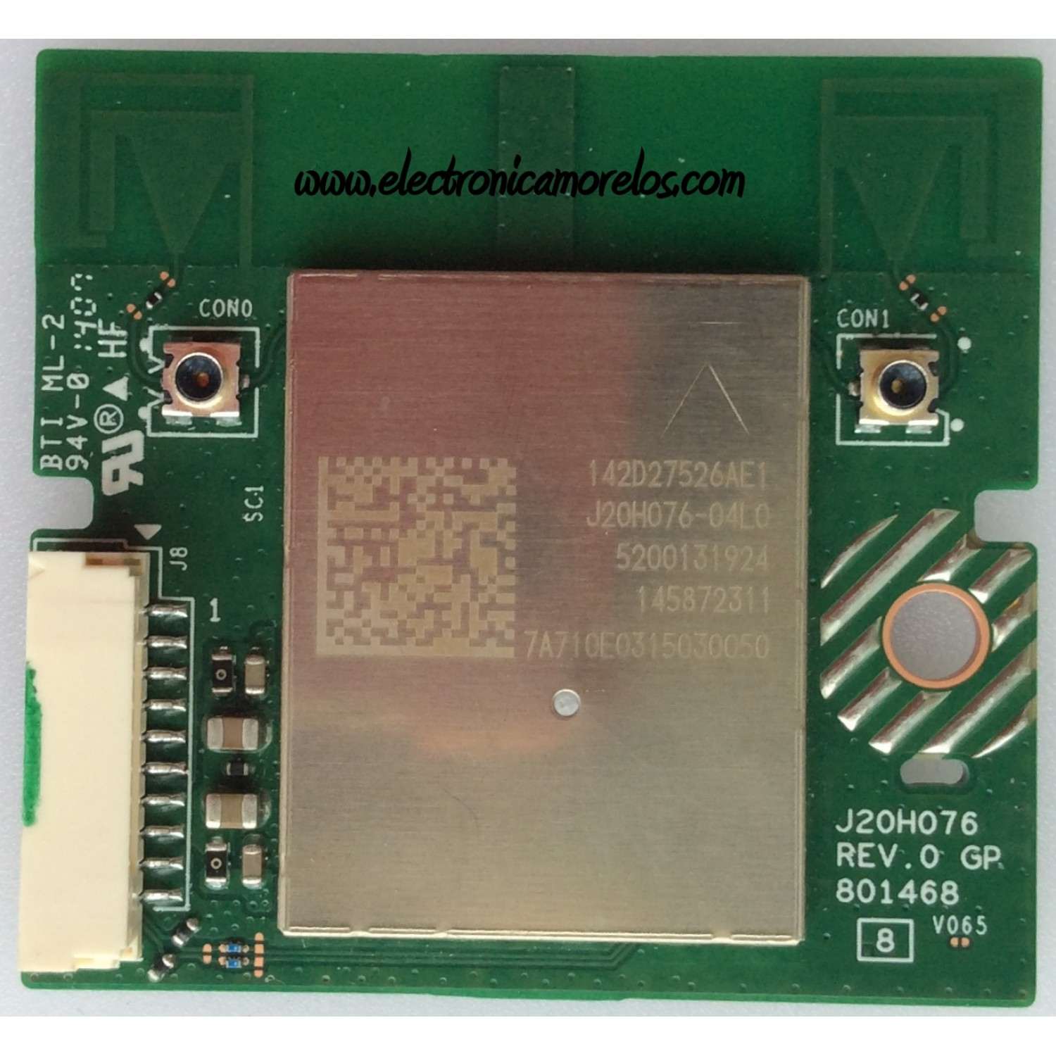MODULO DE WI-FI / SONY J20H076-04L0 / J20H076 / 003-130120 / 2878D-J20H076 / MODELO KDL-40W590B	