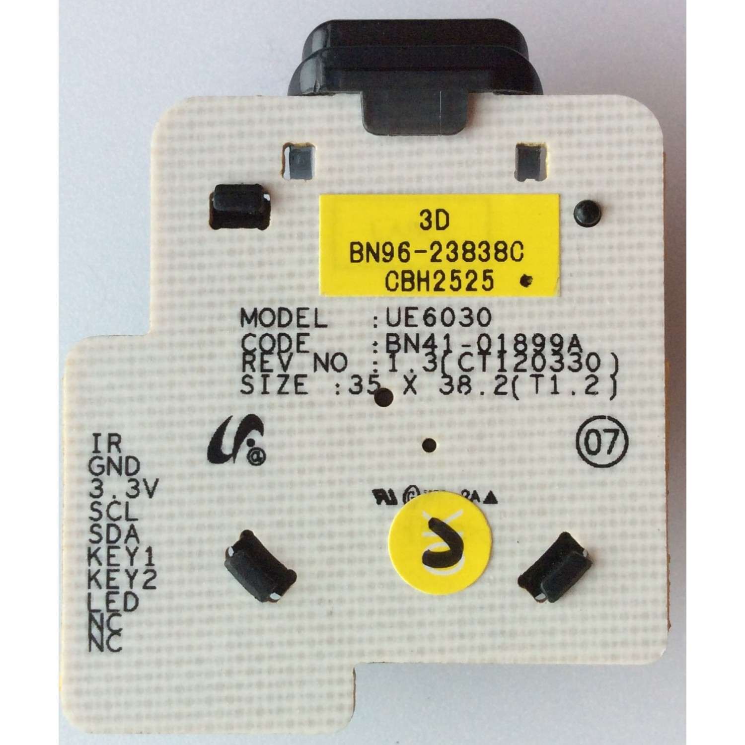 BOTONERA / SAMSUNG BN96-23838C / BN41-01899A / MODELO UN40EH6030FXZA TS01	 - Imagen 2