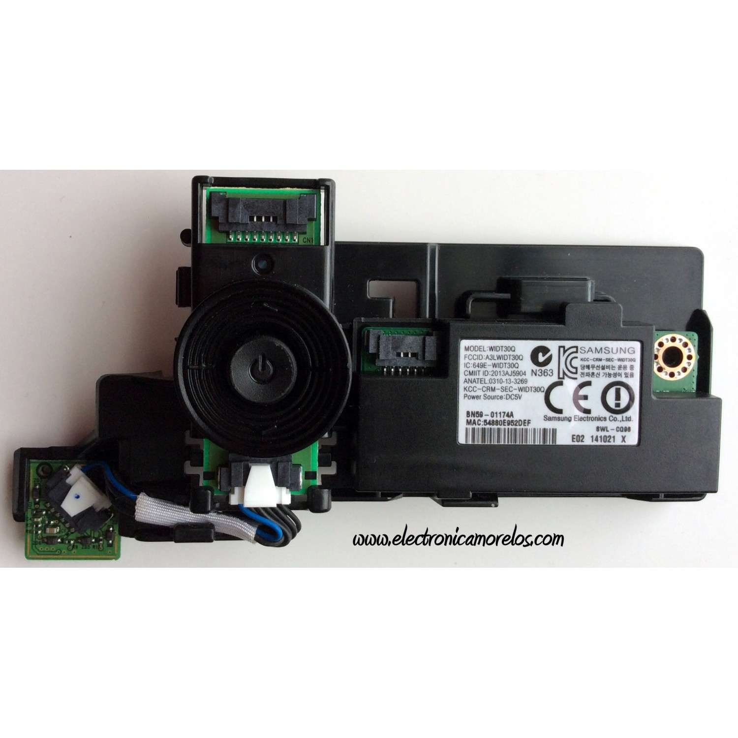BOTONERA / SENSOR / MODULO DE WI-FI / SAMSUNG BN61-09986A / BN94-30902C / BN61-09986A / BN59-01174A / BN41-02151A / BN41-02149A / UH5500_IR / 649E-WIDT30Q / WIDT30Q / MODELO UN55H6300AFXZA TH01	