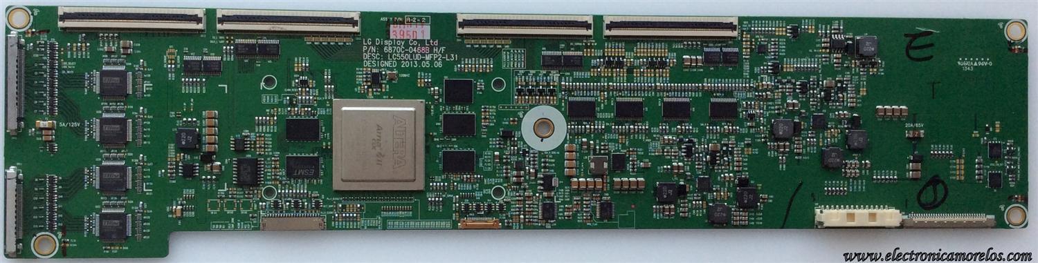 T-CON / LG 6871L-3395D / 6870C-0468B / LC550LUD-MFP2-L31 / 3395D / MODELO 55EA9800-UA	