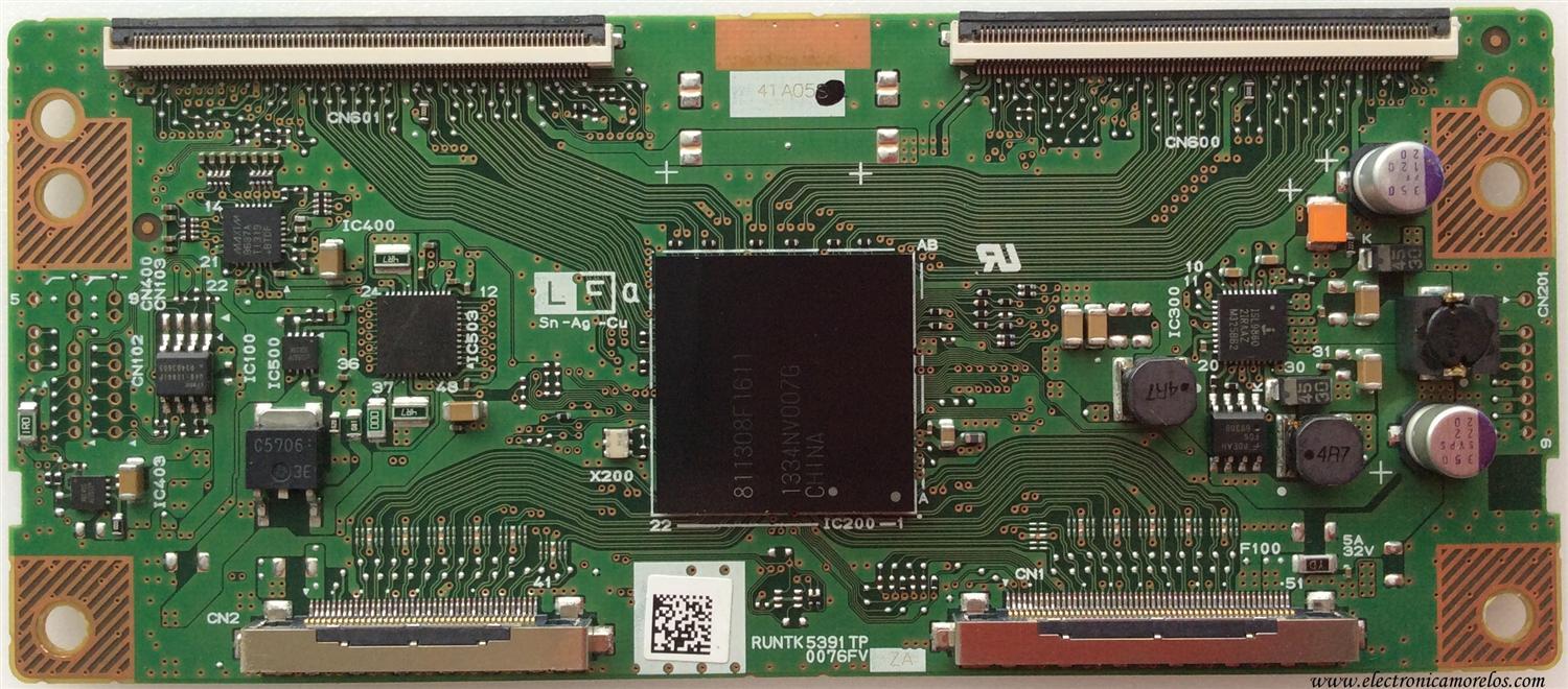 T-CON / VIZIO RUNTK5391TPZA / RUNTK5391TP / ZA / MODELO M801I-A3 LFTROYEQ	