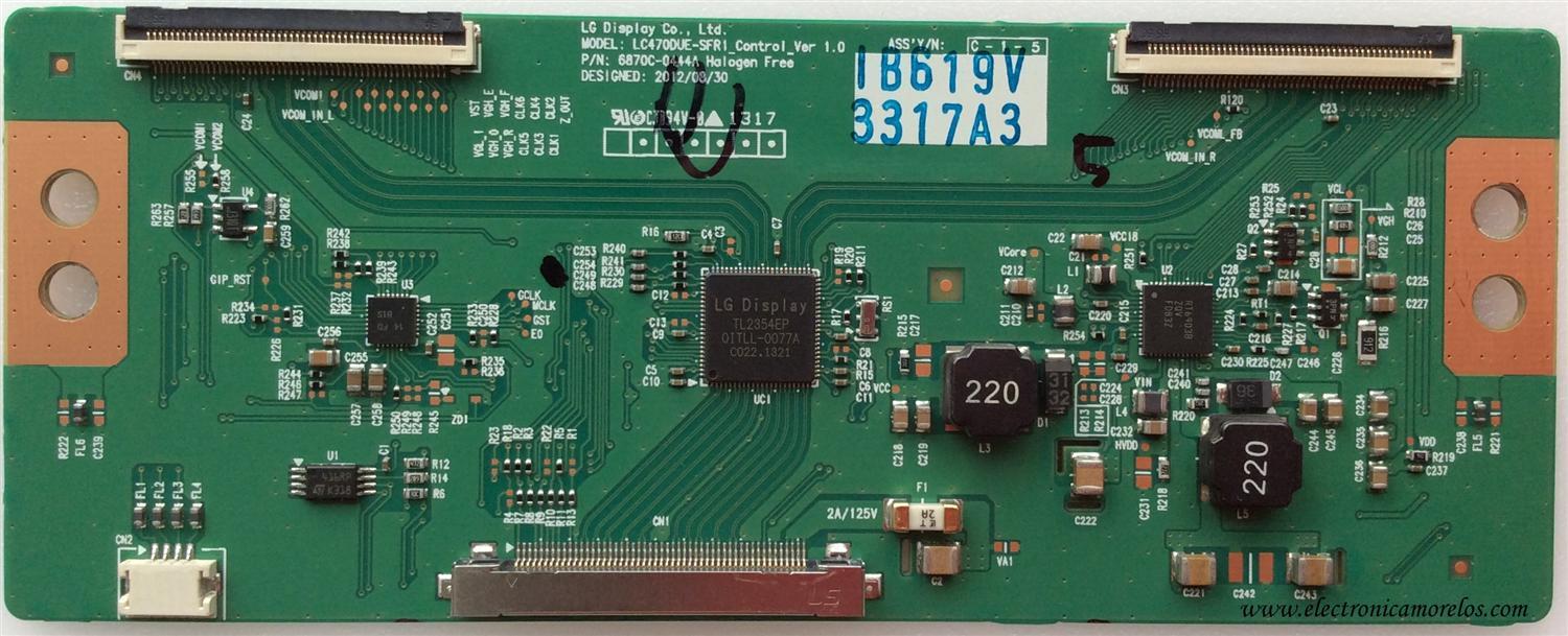 T-CON / VIZIO 6871L-3317A / 3317A / 6870C-0444A / MODELO M471i-A2 LWJJOLBP	