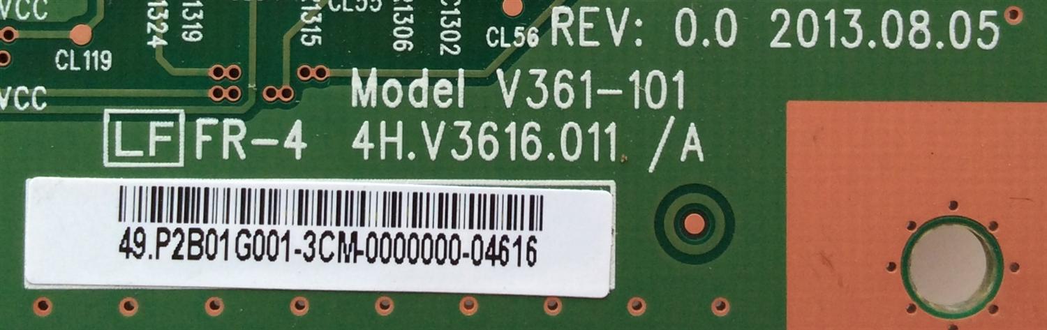 LED DRIVER  / SONY 49.P2B01G001 / V361-11 / 4H.V3616.011/A / MODELO KDL-60W850B	 - Imagen 2