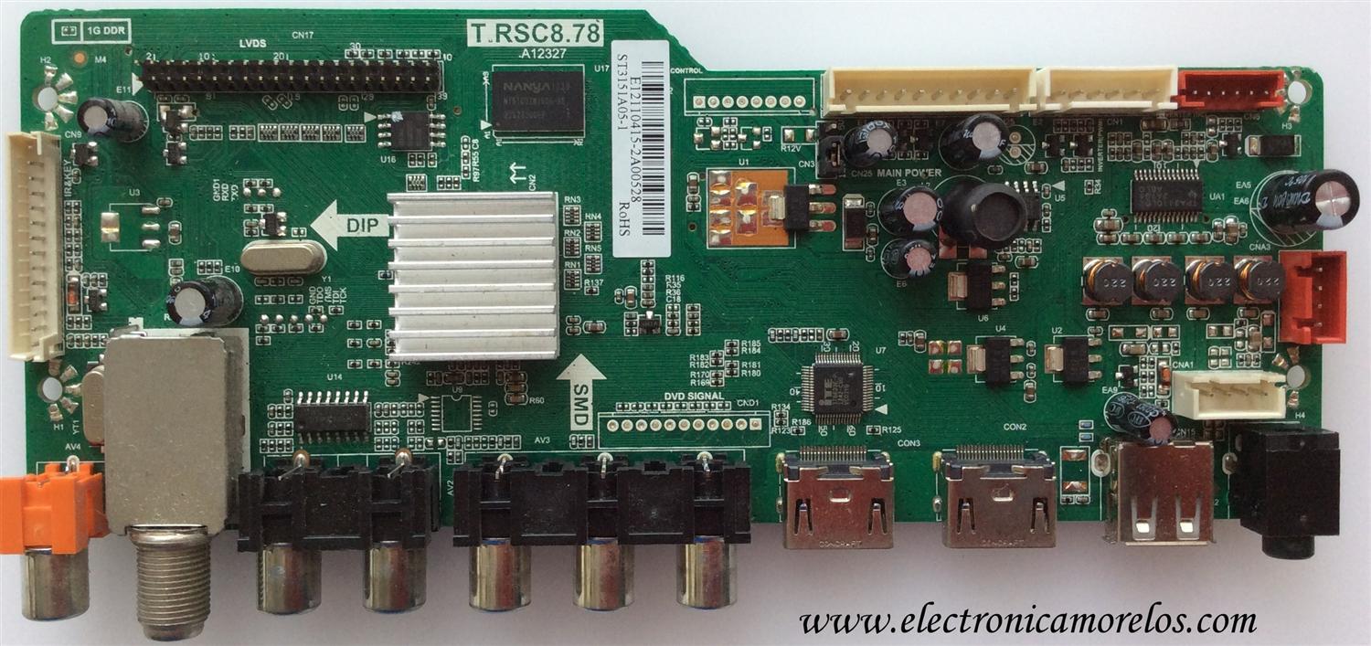 MAIN / RCA E12110415 / T.RSC8.78 / 46RE010C878LNA0-D1 / RE010C878LNA0 / MODELO LED46C45RQ	