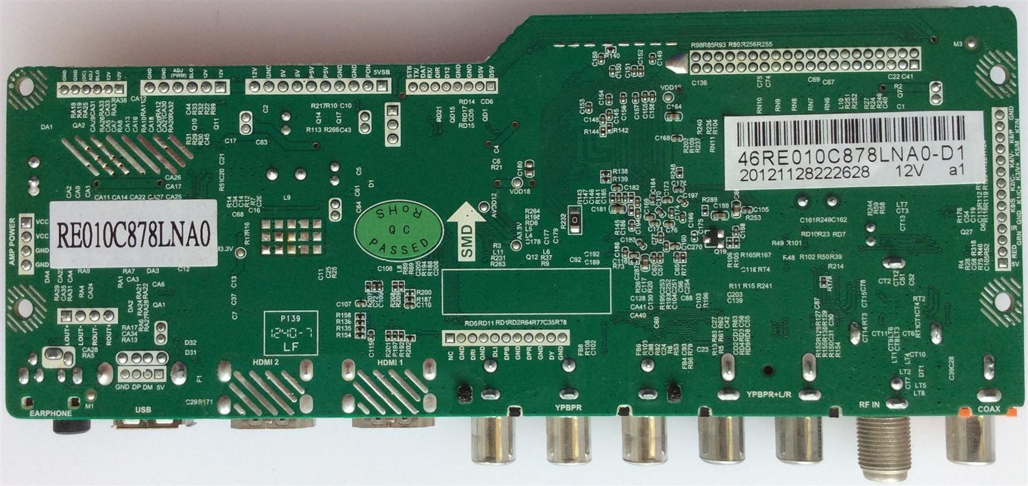 MAIN / RCA E12110415 / T.RSC8.78 / 46RE010C878LNA0-D1 / RE010C878LNA0 / MODELO LED46C45RQ	 - Imagen 2
