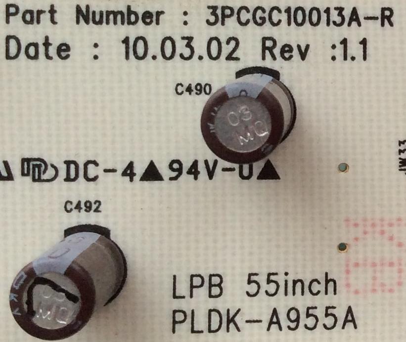 FUENTE DE PODER / VIZIO 0500-0612-0030 / 050006120030 / 3PCGC10013A-R / PLDK-A955A / 0500-0612-0030R / PANEL LC550EUH (SC)(A1) / MODELOS M550NV LASPGSAM / M550NV LAPPGSAL - Imagen 2