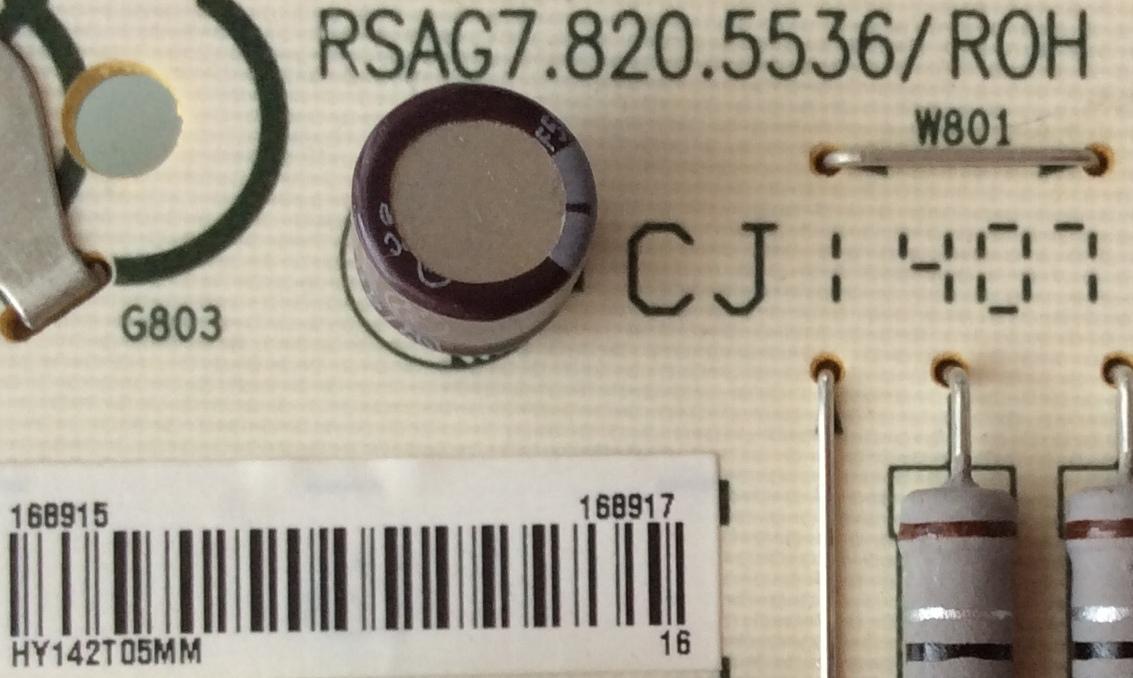FUENTE DE PODER PARA TV HISENSE / NUMERO DE PARTE 168915 / RSAG7.820.5536/ROH / HLL-2642W / CQC03001003024 / E166702 / PARTE SUSTITTUTA 168917 / PANEL HD315DH-F11/S1 / MODELOS 32K20D / 32K21D - Imagen 2