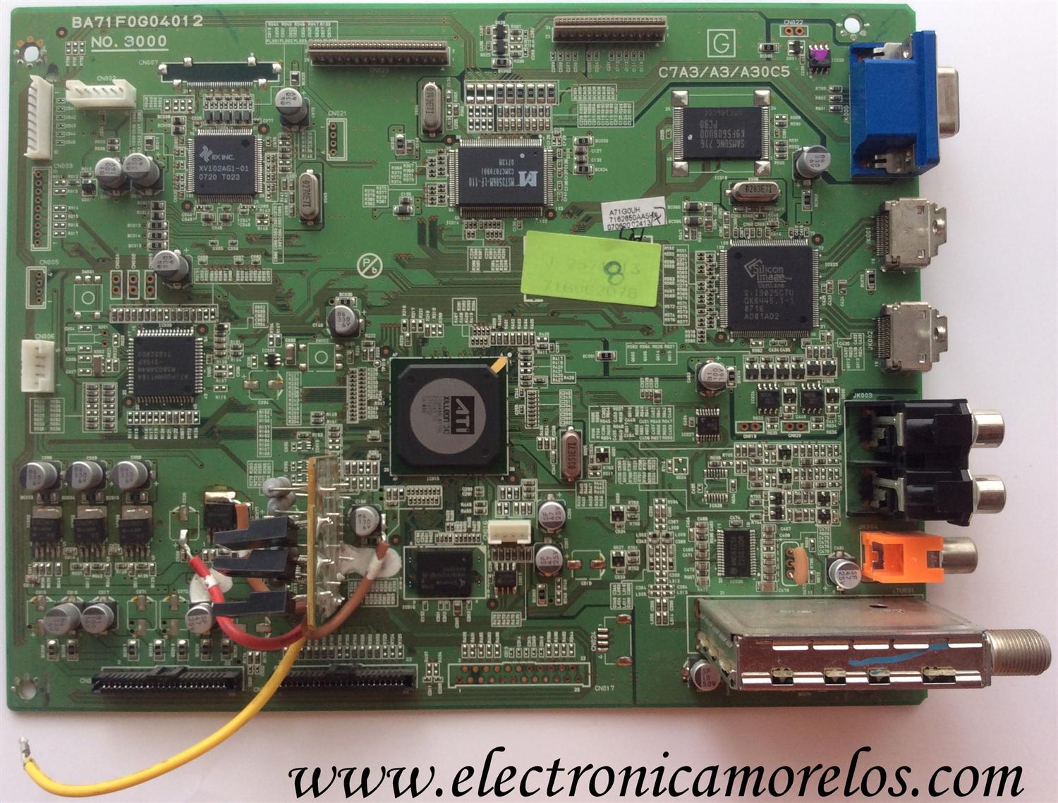 MAIN / EMERSON A71G0UH / BA71F0G04012 / MODELO LC320EM81	
