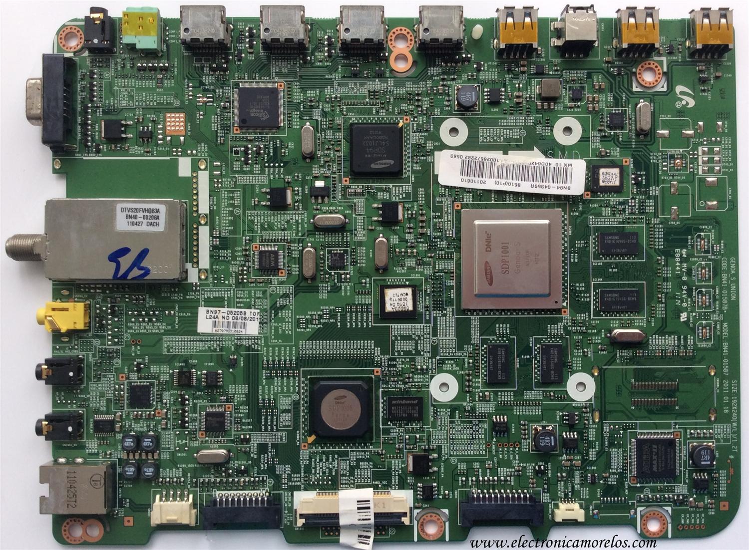 MAIN / SAMSUNG BN94-04359R / BN41-01587B / BN97-05205B / MODELO UN40D6420UFXZA CN01	