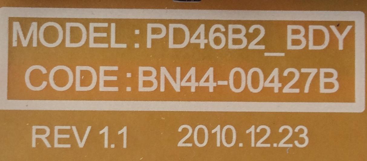 FUENTE BN44-00427B / BN4400427B / UE40D7000 / UE40D7005 / UE40D7080 / UE40D7090 / UE46D7000 / UA46D8000 / UN40D6500 UN46D6420 / UN46D6450 / UN46D6500 / UE46D7080 / UN40D6420 / UN40D6450 / UN40D6400 UA46D6400 UA46D6600 UN46D6900 UN55D7000  UA40D6600 	 - Imagen 3