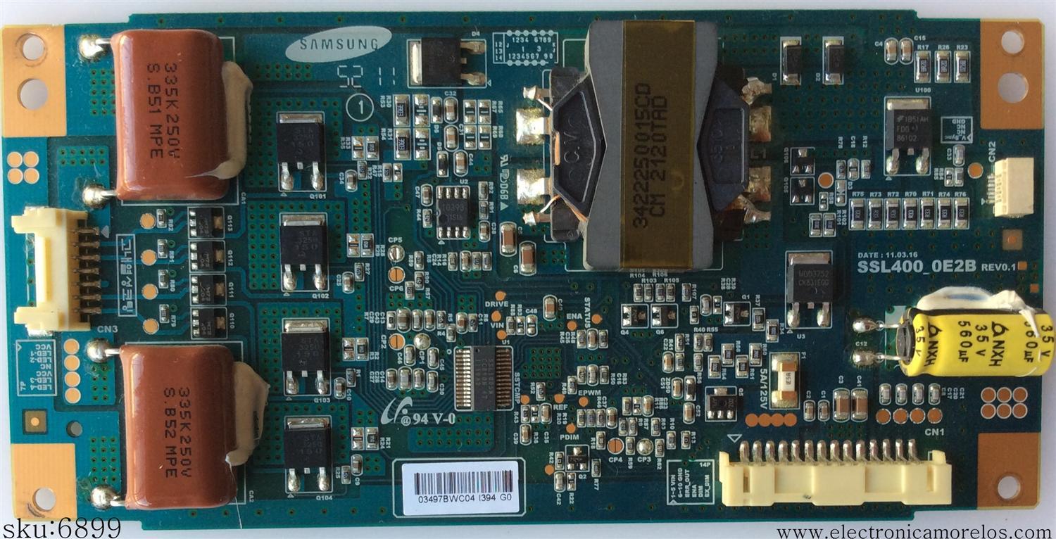 LED DRIVER / LJ97-03497B / 3497B / SSL400_0E2B REV0.1 / MODELO LEDTV4026	
