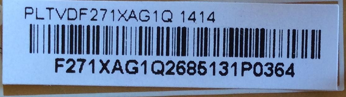 FUENTE DE PODER / VIZIO PLTVDF271XAG1Q / 715G6291-P02-000-00E / F271XAG1Q / PANEL TPT275B5 / MODELO E280i-A1 - Imagen 3