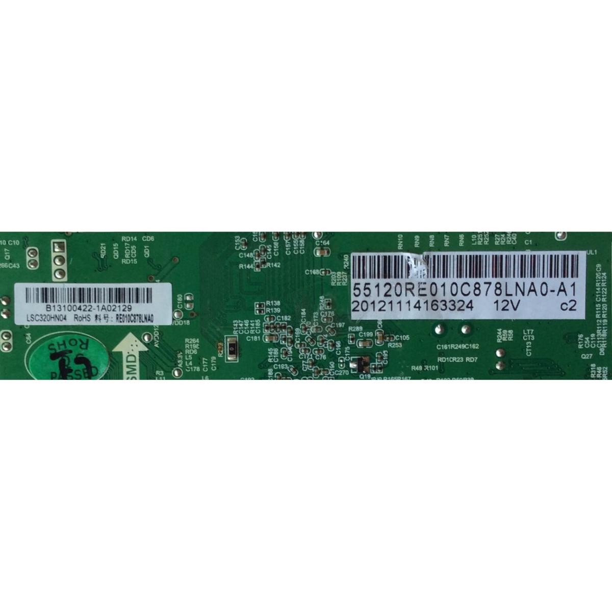 MAIN / RCA 55120RE010C878LNA0-A1 / T.RSC8.78 / T550HVN02.1 / RE010C878LNA0 / 2012111416334 12V d1 / B13090327 / PANEL T550HVN01.8-12v / MODELO LED55C55R120Q - Imagen 2