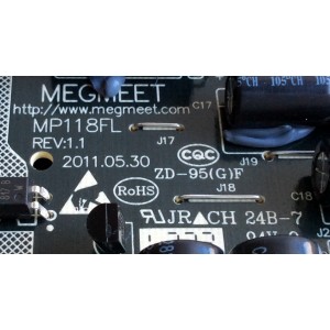 FUENTE DE PODER / SEIKI MP118FL / 890-PMO-4604 / E59670 / 890-PM0-4604 / PANEL V500DK1-LS1 Rev.C1 / MODELO SE50UY04 - Imagen 2