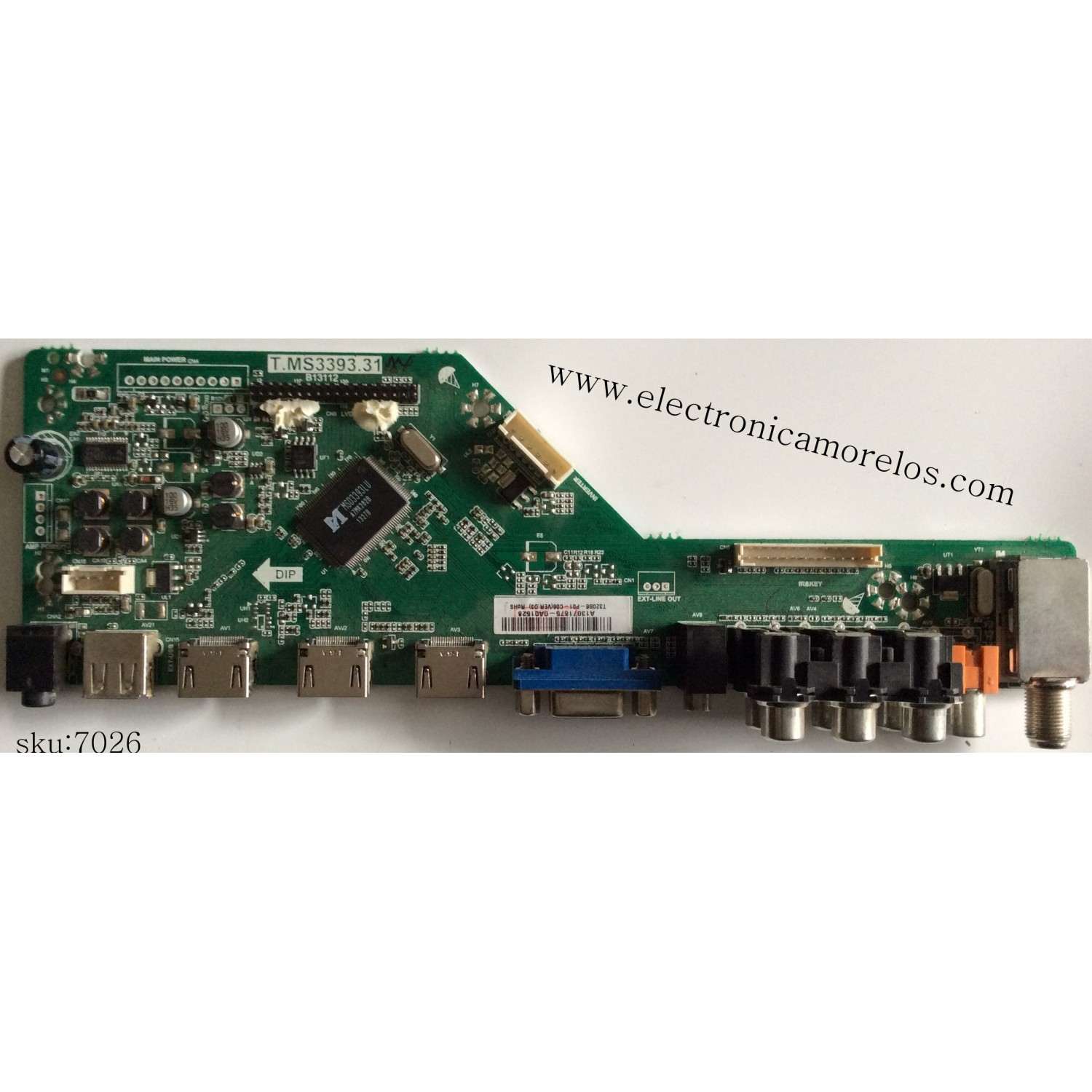 MAIN / ELEMENT A13071875 / T.MS3393.31 / B13112 / MODELO ELCFW329	