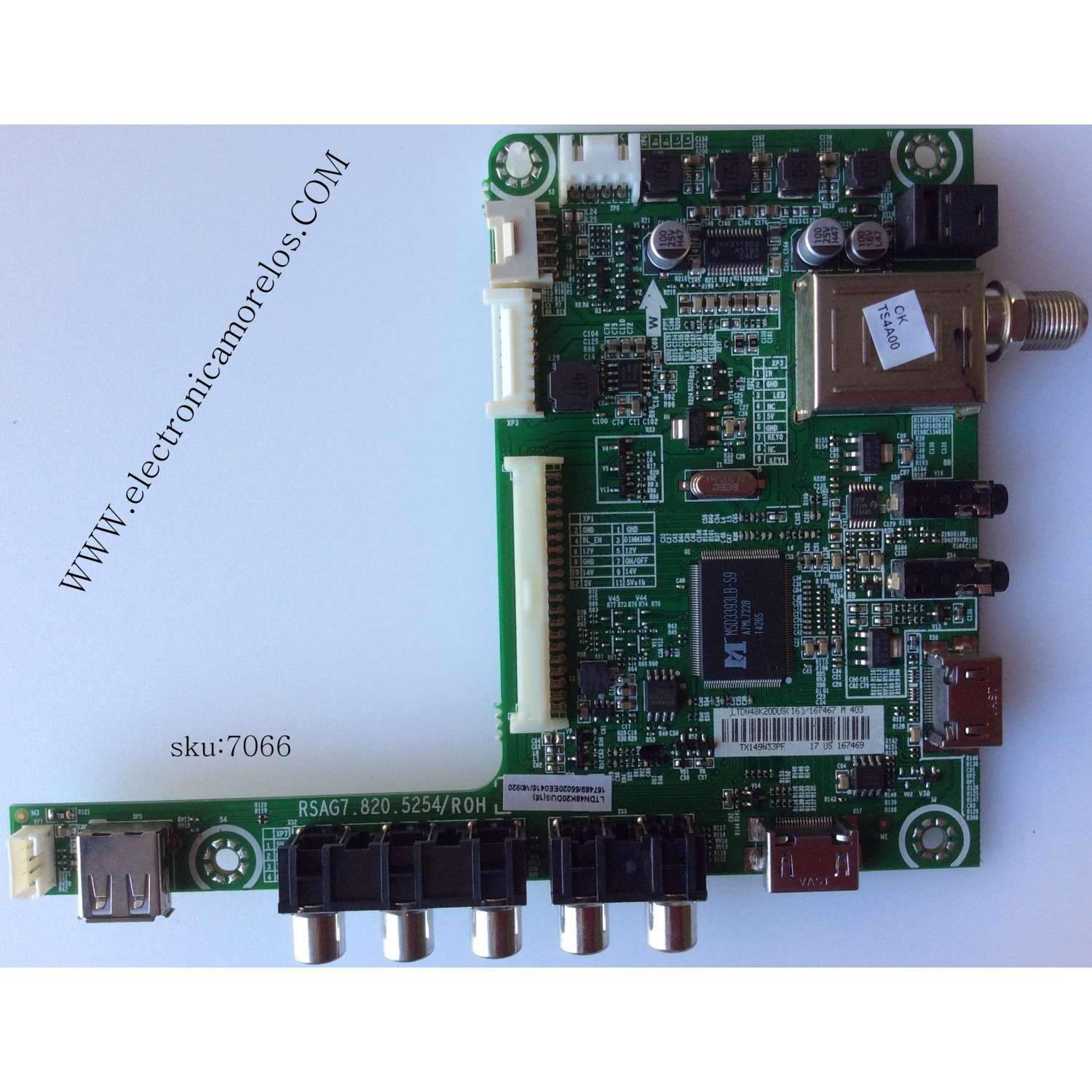 MAIN / INSIGNIA 167467 / RSAG7.820.5254/ROH / 167469 / PANEL HD480DF-B31(020)\S0.B2\GM\ROH / MODELO NS-48D510NA15 
