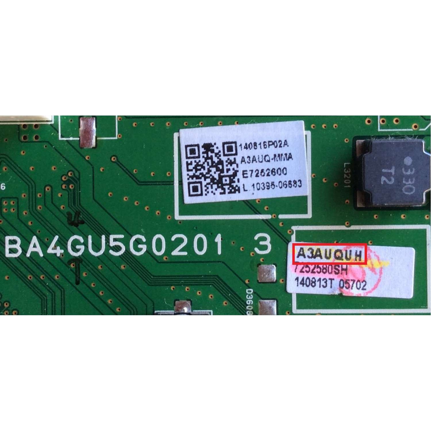 MAIN PARA TV EMERSON / NUMERO DE PARTE A3AUQUH / BA4GU5G0201 3 / A3AUNMMA-001 / A3AUQ-MMA / BA4GU5G02013 / SUSTITUTAS A3AUWUH / A4G25MMA-003 / PANEL U3AU3XN / DISPLAY V500HJ1-PE8 REV.C1 / MODELO LF501EM5F DS1 / LF501EM4 A DS5 - Imagen 2