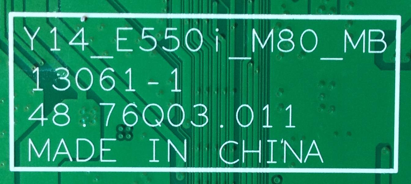 MAIN / VIZIO 55.76Q01.002G / 5576Q01002G /  91.76Q10.005G / Y14_E550i_M80_MB / 13061-1 / 48.76Q03.011 / MODELO E550i-B2E LWZJPPDQ / E550I-B2E LWJJPPDR /  PANEL TPT500U1-QVN02.A REV:S001B / DISPLAY LC550DUJ(SG)(E3) - Imagen 3