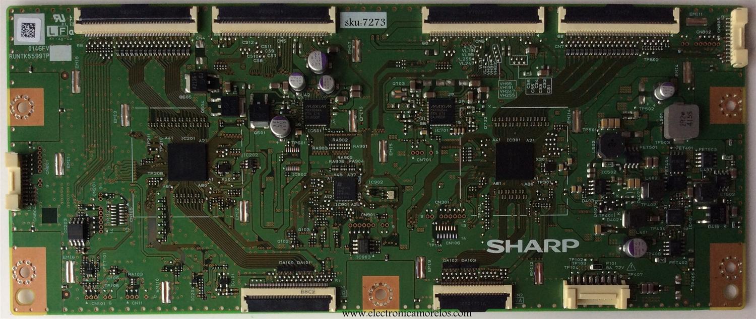 T-CON / SAMSUNG RUNTK5599TPZZ / RUNTK5599TP / 0146FV / MODELO UN60HU8550F	
