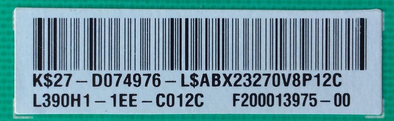 LED DRIVER / INSIGNIA / HISENSE 27-D074976 / L390H1-1EE / PANEL V390HK1-XLS5 / MODELOS NS-39E340A13 / 39K310 - Imagen 2