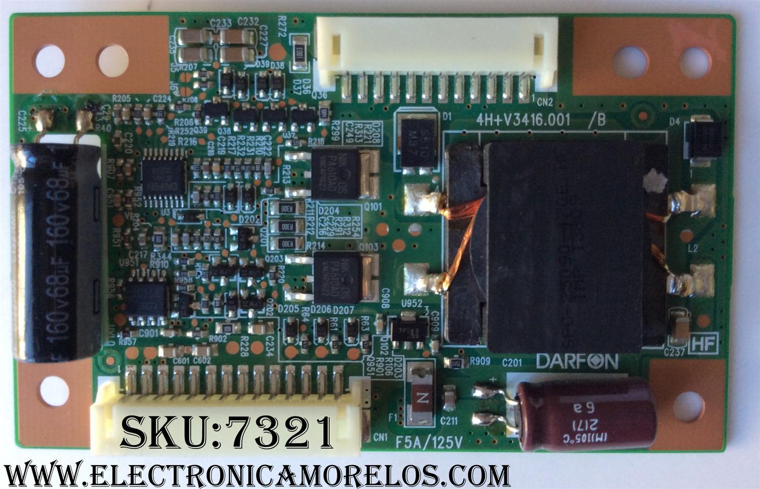 LED DRIVER / SANYO 55.39T03.D01 / 5539T03D01 / 4H+V3416.001 / MODELO DP39E23 P39E23-02	
