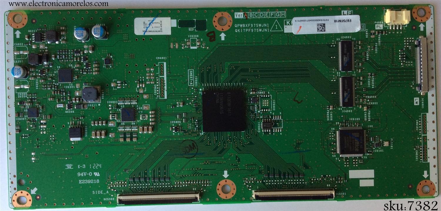 T-CON / SHARP DUNTKF975FM18 / F975FM18 / KF975 / DUNTKF975WE18 / QPWBXF975WJN1 / QKITPF975WJN1 / XF975WJZZ / MODELO LC80LE632U	