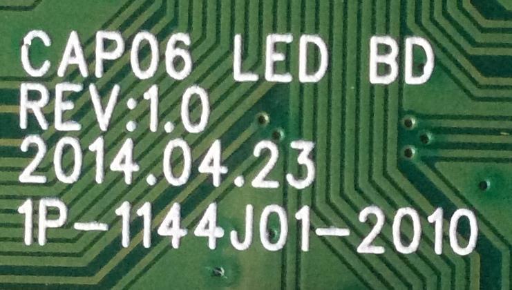 LED DRIVER / VIZIO Y8386492A / 0560CAP06000 / 1P-1144J01-2010 / MODELO E700i-B3 LFTRRGBQ	 - Imagen 3