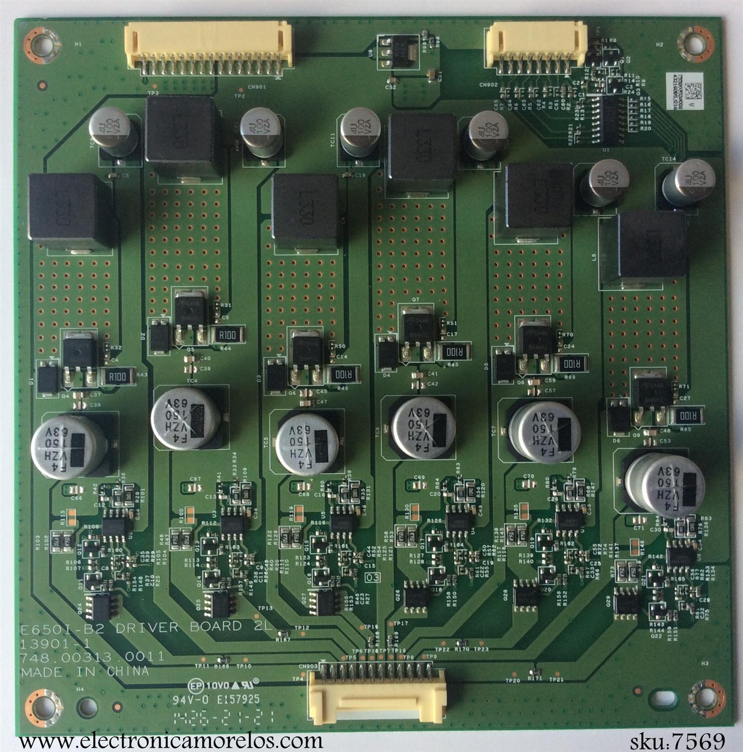 LED DRIVER / VIZIO 755.00303.A002 / 755.00303.A002 / 75500303A002 / E650I-B2 / 748.00313.0011 / 13901-1 / MODELO D650I-B2 LWJARPAQ	