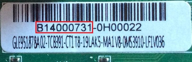 MAIN PARA TV EKT NUMERO DE PARTE  B14000731 / T.MS3391.73 / 02-TCB391-CT1 / GLE951878A / T8-19LAK5-MA1 / V8-0MS3910-LF1V036 / MODELO 19'' - Imagen 2