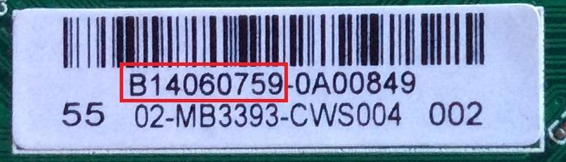 MAIN PARA TV SANYO NUMERO DE PARTE  B14060759 / T.MS3393T.78 / 3MS3393X-3 / 02-MB3393-CWS004 / SUSTITUTAS B14060758 / B14060757 / B14060759 / MODELO DP55D44 P55D44-08 / PANEL  LVF550CSDX E4 V1  - Imagen 2