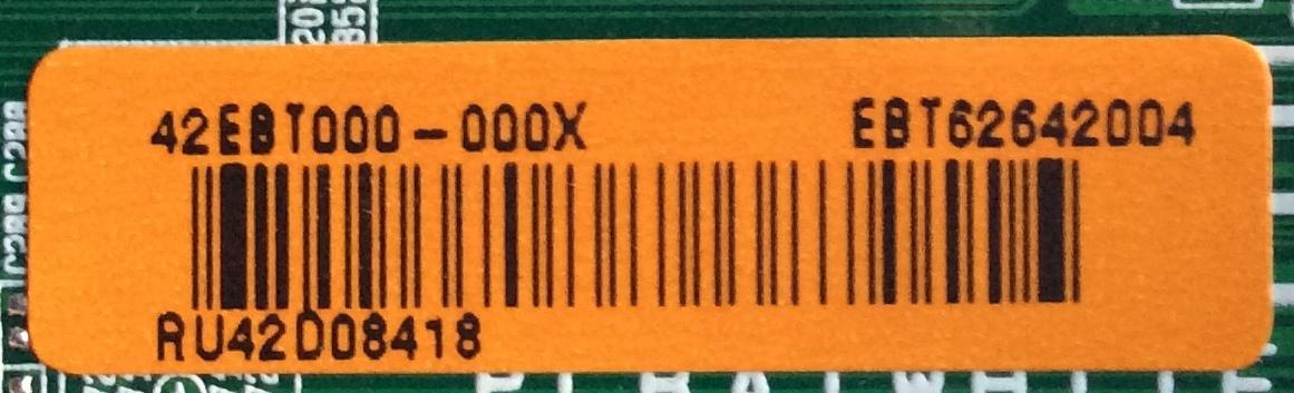 MAIN / LG EBT62642004 / EAX65049105(1.0) / PANEL`S T420HVN05.2 / T420HVN05.0 / SUSTITUTAS 62681710 / 62359794 / 62681712 / 62359778 / 62359756 / 62739402 / 62007604 / 62772501 / 62359776 / 62421331 / MODELOS 42LN5300-UB BUSDLJR / 42LN5300-UB AUSDLJR - Imagen 2