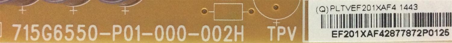 FUENTE DE PODER / VIZIO PLTVEF201XAF4 / 715G6550-P01-000-002H / (Q)PLTVEF201XAF4 / VEF201XAF4 / MODELOS E280-B1 / E280-B1 LTT3PRFQ / E280-B1 LTT3PRFR - Imagen 2