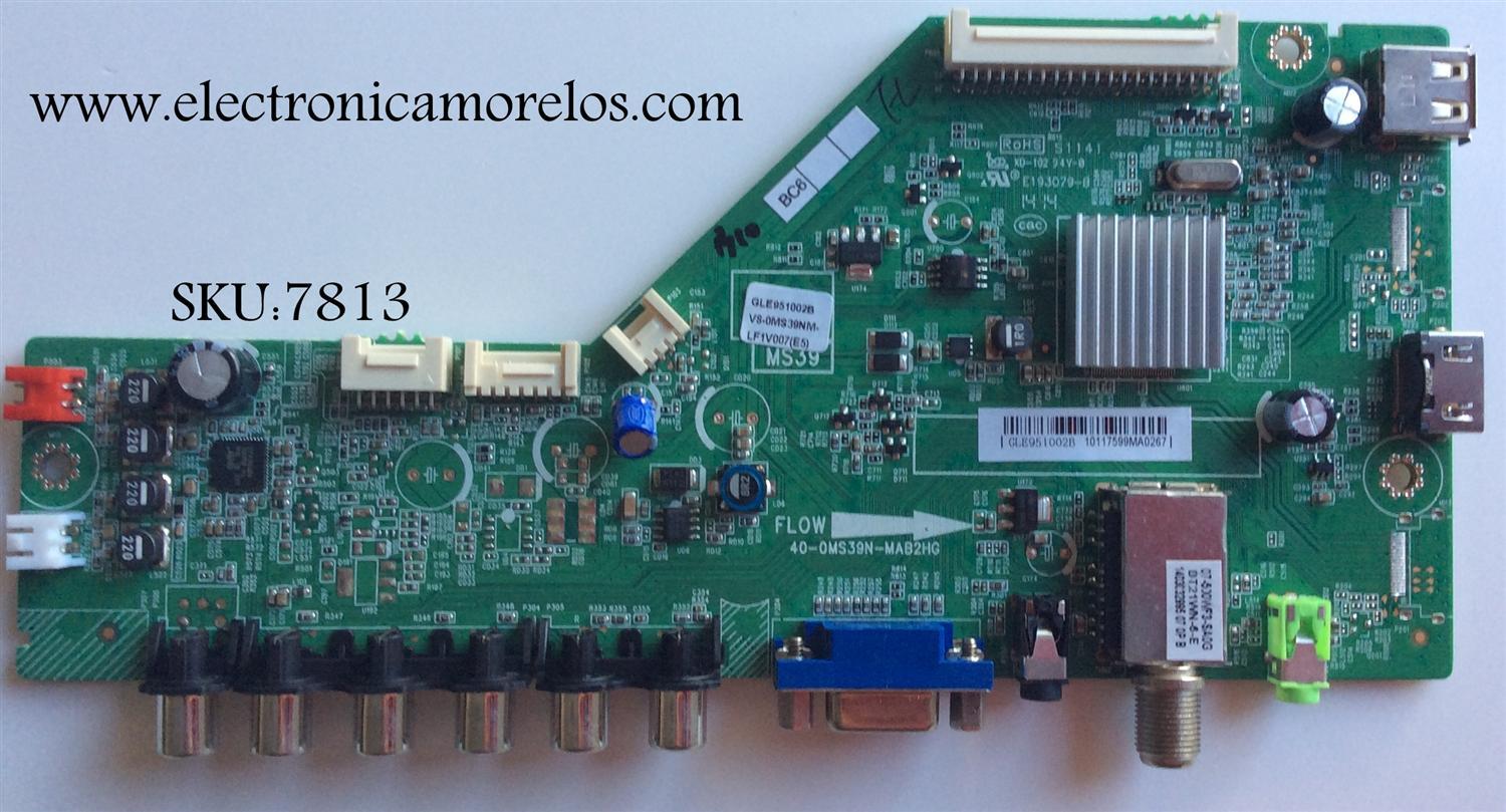 MAIN / TCL GLE951002B / V8-0MS39NM-LF1V007(E5) / 40-0MS39N-MAB2HG	