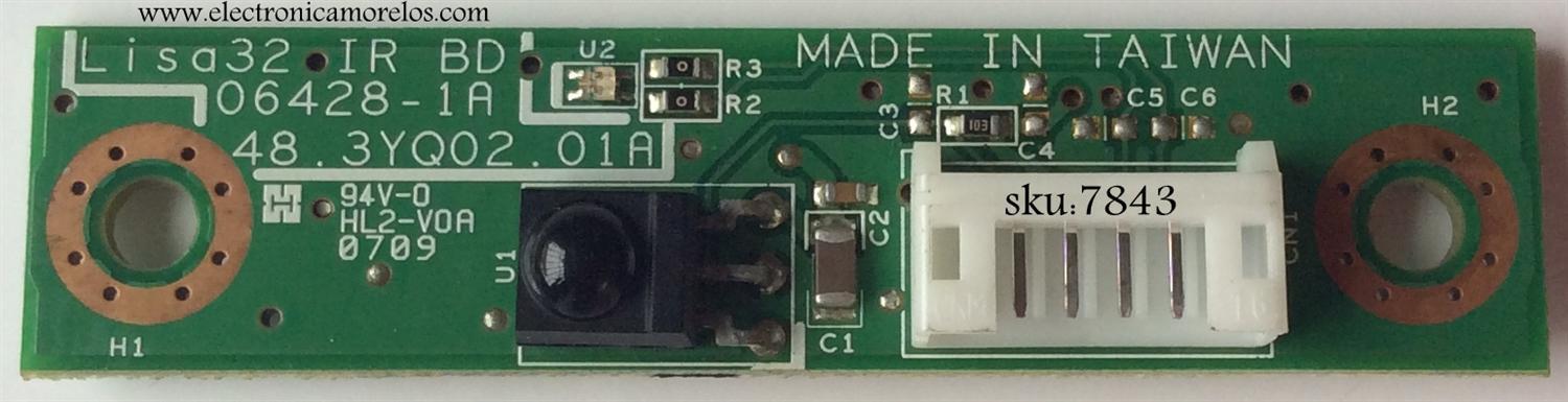 SENSOR PARA TV / WESTINGHOUSE 55.3YS02.001G / 48.3YQ02.01A / 06428-1A / MODELO SK-32H520S	