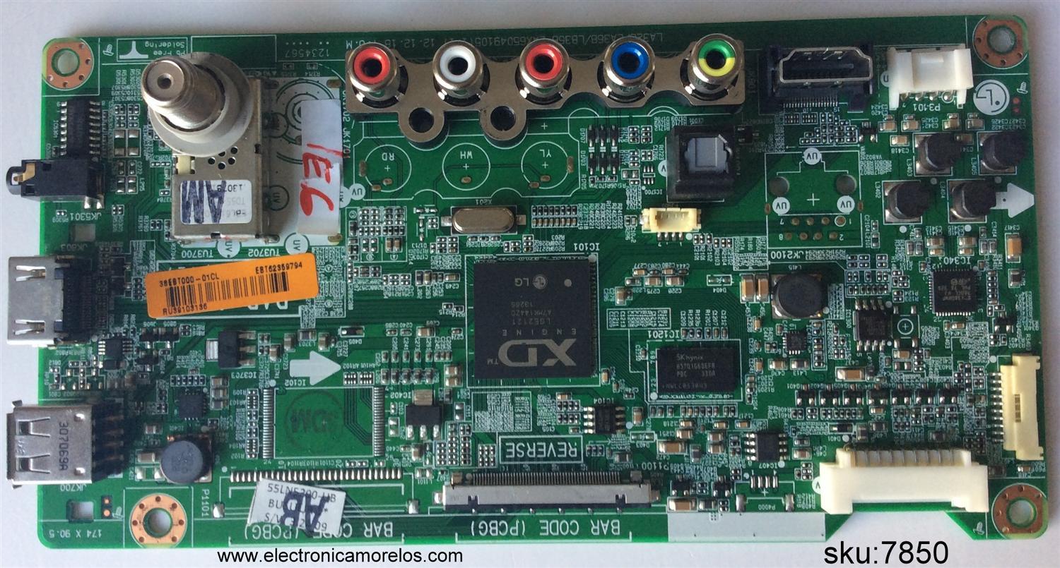 MAIN / LG EBT62359794 / EAX65049105(1.1) / PANEL`S LN54M550060V12 / NC550DUN-SAP1 / SUSTITUTAS EBT62359736 / 62878002 / 62359778 / 62359732 / 62359796 / 62681710 / 62681713 / 62359722 / 62642009 / 62421329 / 62359756 / MODELO 55LN5200-UB BUSULJR