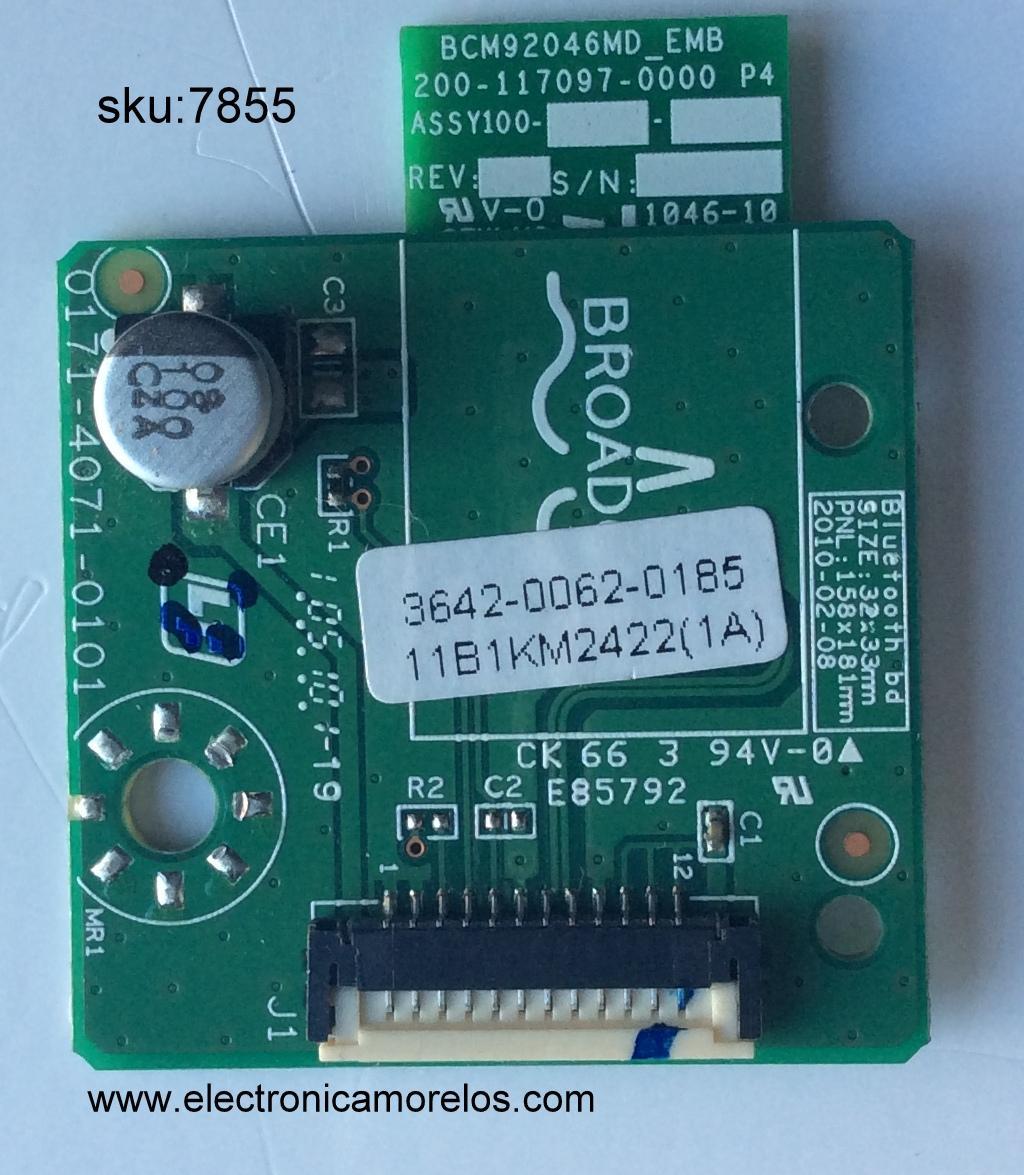 MODULO DE BLUETOOTH / VIZIO 3642-0062-0185 / 0171-4071-0101 / MODELO XVT323SV LAQKGHAL	