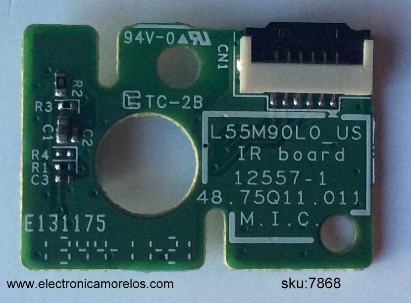 SENSOR PARA TV / VIZIO 91.75Q10.003G / 55.75Q03.001G / 5575Q03001G / L55M90LO / 48.75Q10.011 / 12557-1 / MODELO M321i-A2 LWJ2OPAP	