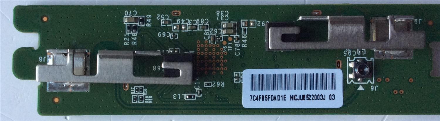 MODULO DE WI-FI / SHARP RUNTKA810WJQZ / 141852210010JR01 / WN8522D 3JU / 4711A-WN8522D3JU / MODELO LC-60LE632U 	 - Imagen 2
