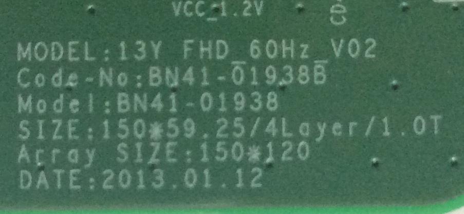 T-CON / SAMSUNG BN95-00854A / BN97-06992A / BN41-01938B / MODELO  UN32F5500AFXZA /   UN32F5050AFXZA /  UN32F5000AFXZA / UN32EH5300FXZA UU02 / LH32MDCPLGA/ZA US02 /  LH32MECPLGA/ZA WS04 /   UN32EH5000FXZA  PANEL CY-HF320BGLV1H - Imagen 2