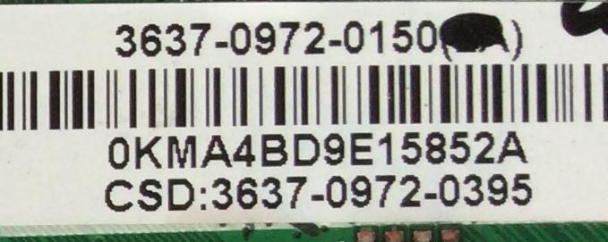 MAIN / JVC 3637-0972-0150 / 0171-2271-5112 / PANEL HV365WX2-200 / MODELO EM37T TB1DEC - Imagen 2
