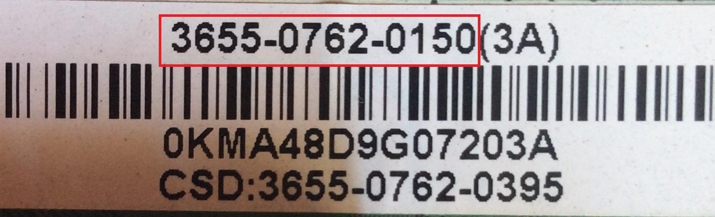 MAIN / HITACHI  3655-0762-0150 / 0171-2271-4903 / MODELO LE55V707	 - Imagen 2
