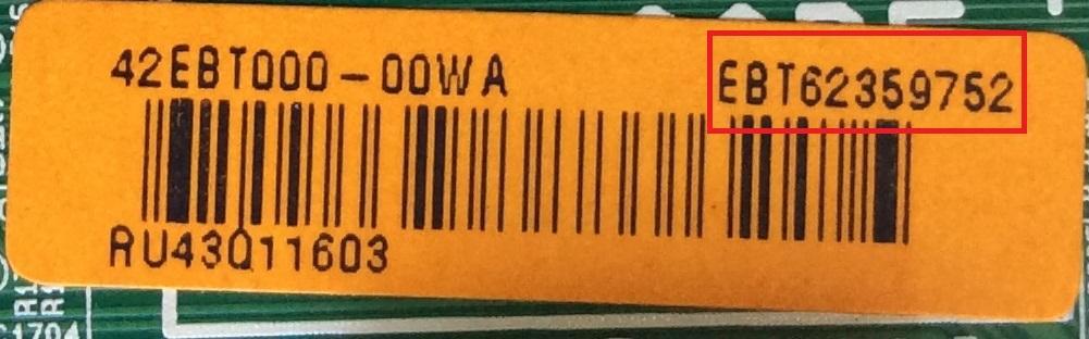 MAIN / LG EBT62359752 / EAX65049107 / MODELO 50LN5400-UA.BUSYLJR	/ PANEL LC500DUE (SF)(R2) - Imagen 2