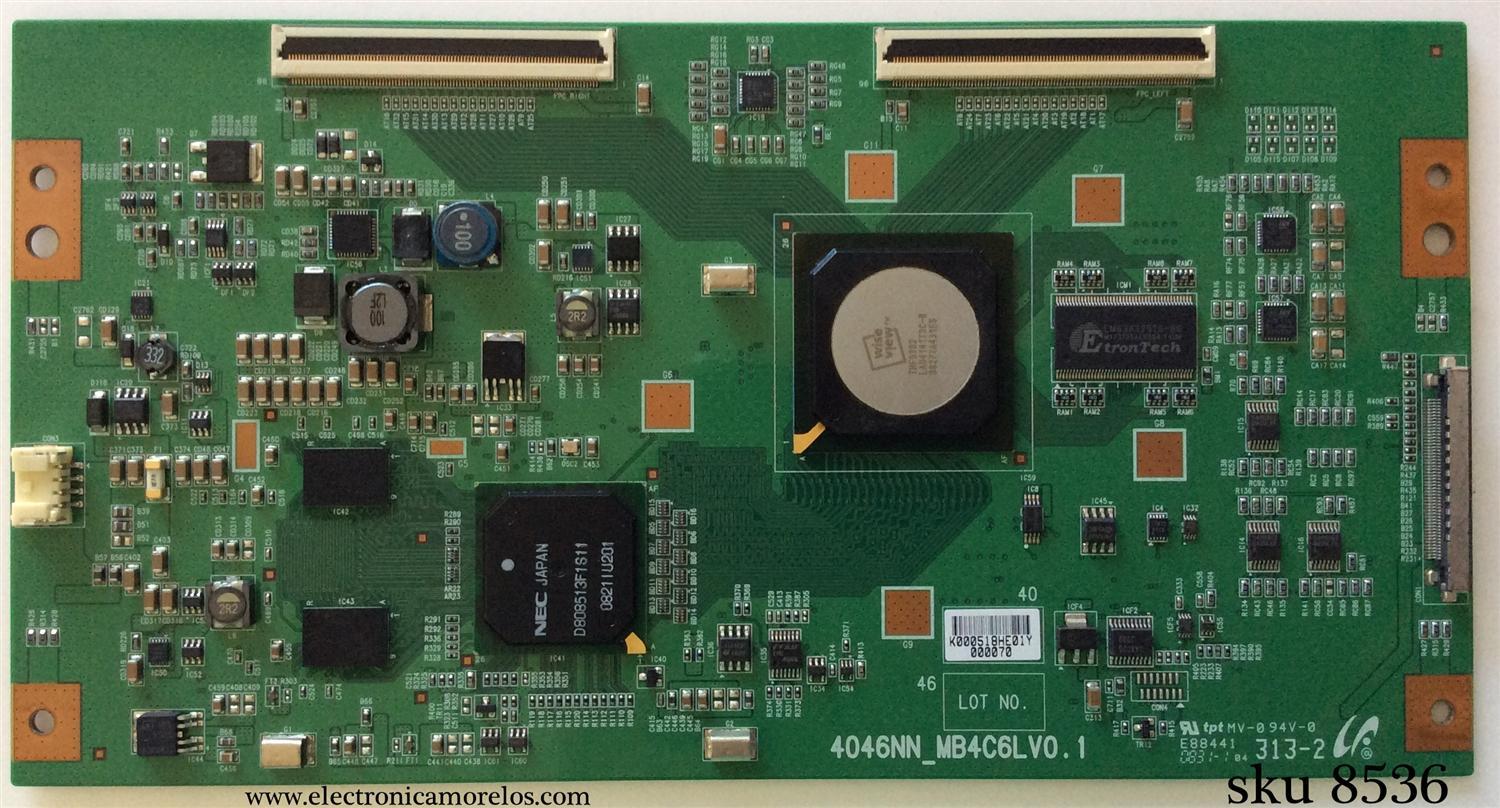 T-CON / SONY LJ94-00518H / 00518H / 4046NN_MB4C6LV0.1 / MODELO KDL-40BX450 / PANEL LTY400HF05-001