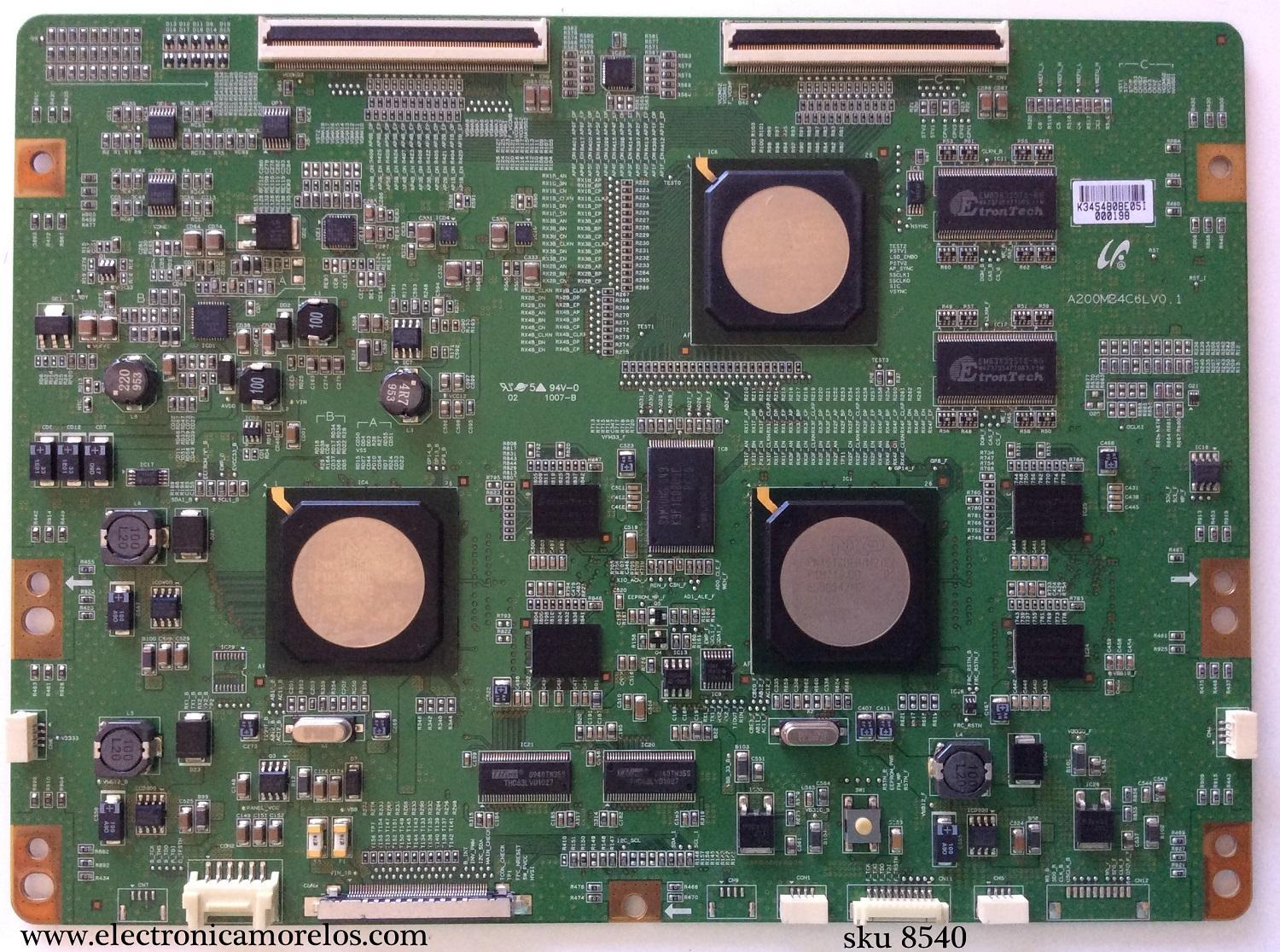T-CON / MITSUBISHI LJ94-03454B / 3454B / A200MB4C6LVO.1 / MODELOS 55164 / UN46D8000YFXZA H302
