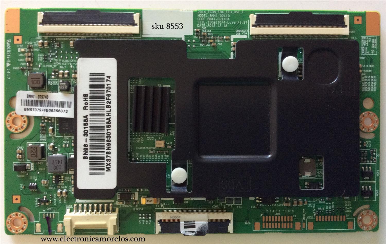 T-CON / SAMSUNG BN96-30155A / BN41-02110A / BN97-07974B / MODELO UN48J6300AFXZA	