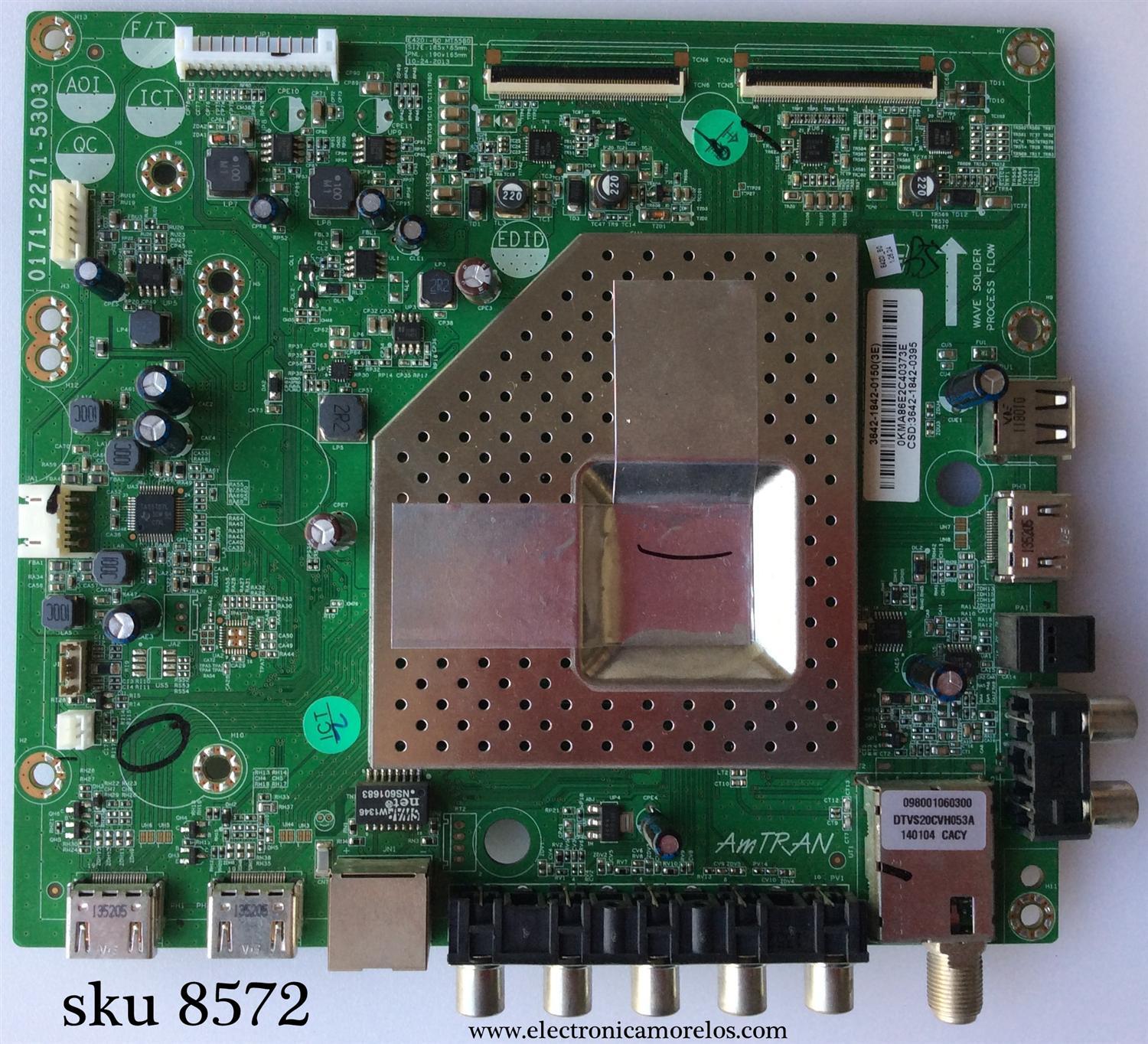 MAIN / VIZIO 3642-1842-0150 / 0171-2271-5303 / 3642-1842-0395 / 0KMA86E2C40373E / MODELO E420I-B0 LATAPTAP	