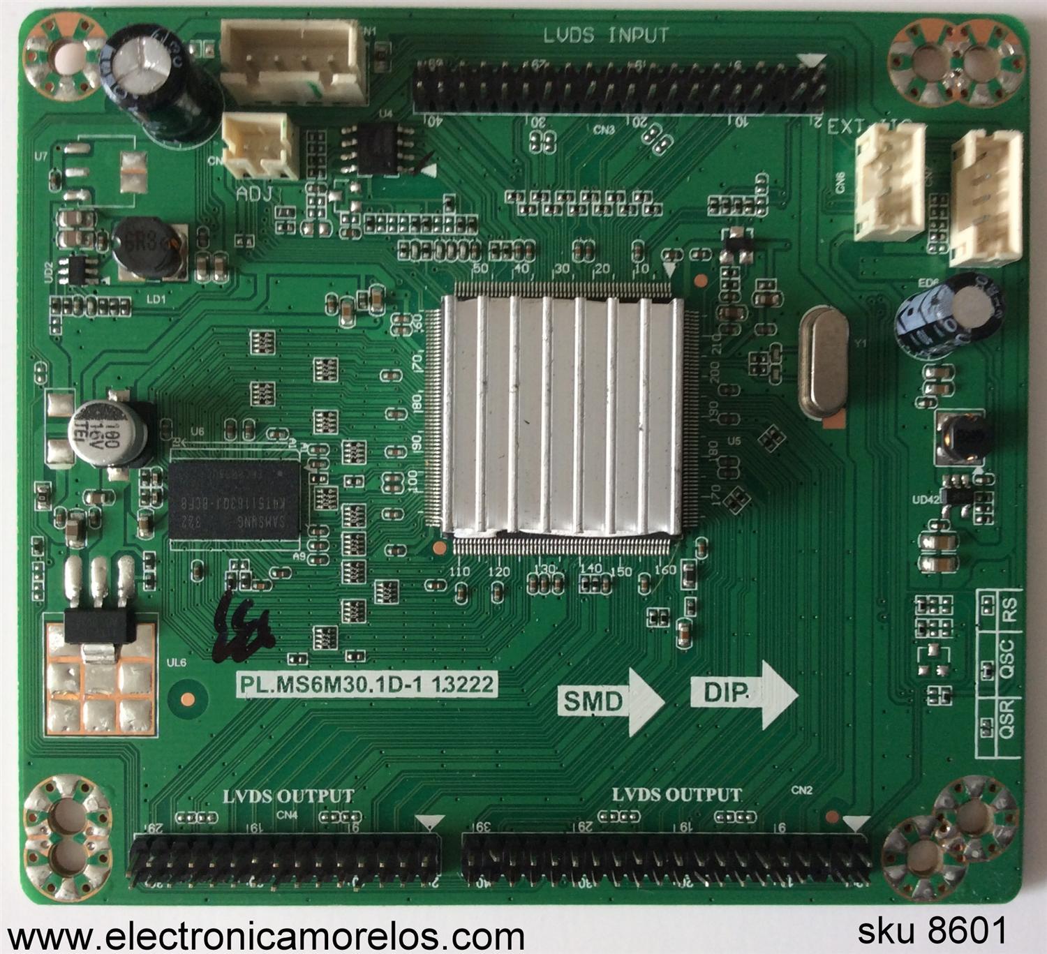 LED DRIVER / RCA A13106465 / PL.MS6M30.1D-1 13222 / RE3342B060-A1 / MODELO LED55C55R120Q	