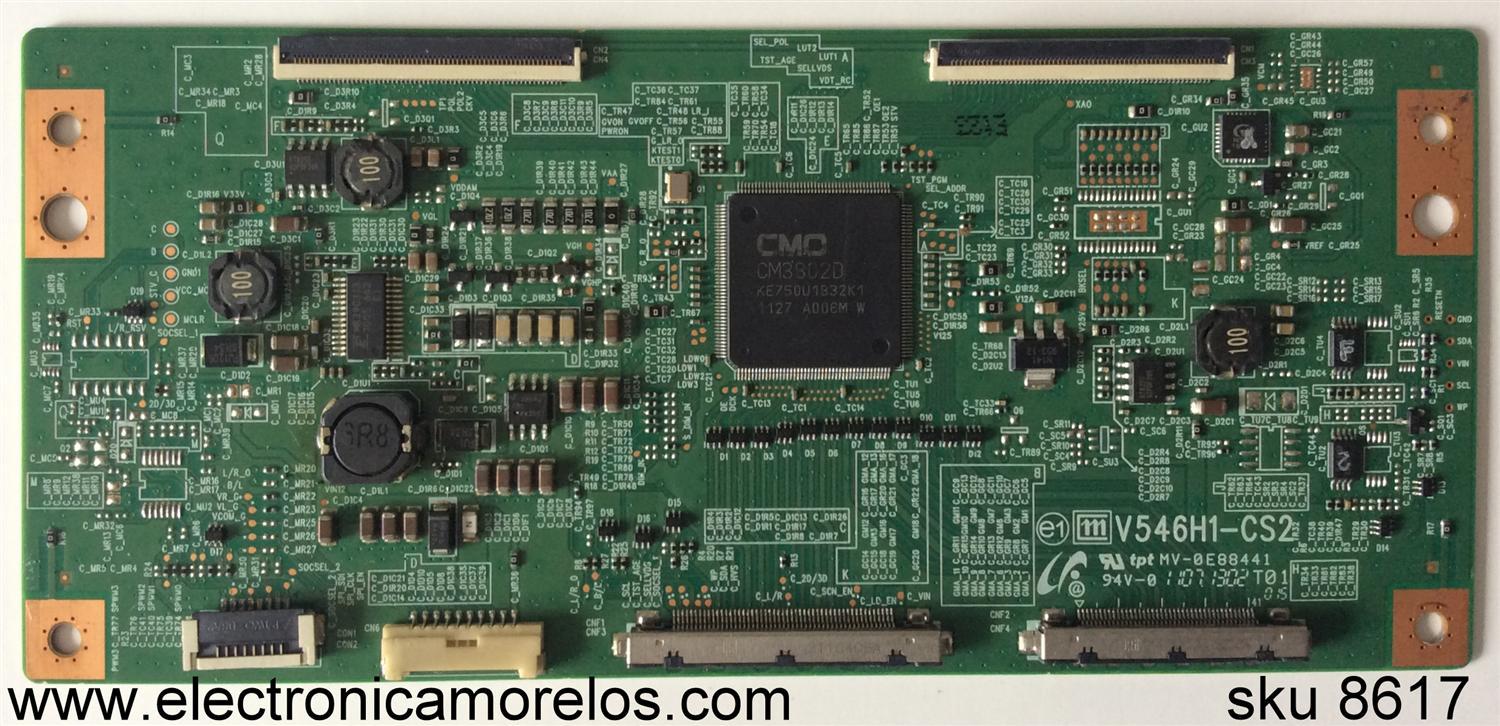T-CON / RCA 35-D062821 / V546H1-CS1 / MODELO LED55G55R120Q	