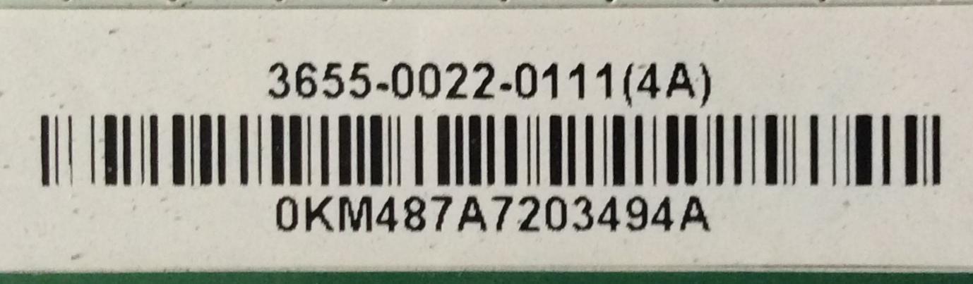 LED DRIVER / VIZIO 3655-0022-0111 / XVT553SV / 0171-1971-0204 / PANEL LC550DUH (SC)(M1) / MODELO XVT553SV - Imagen 2