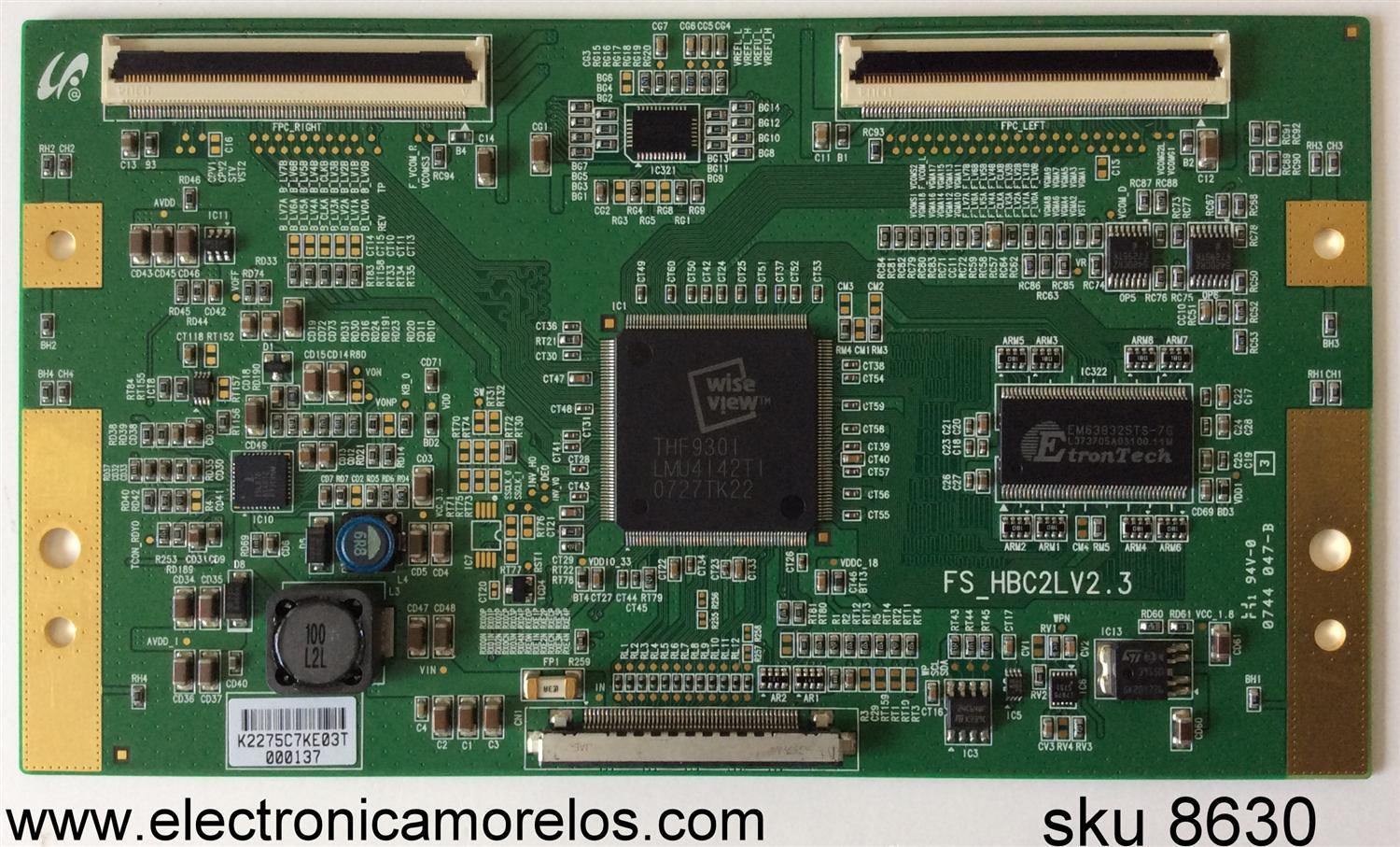 T-CON / SAMSUNG LJ94-02275C / 2275C / FS_HBC2LV2.3	